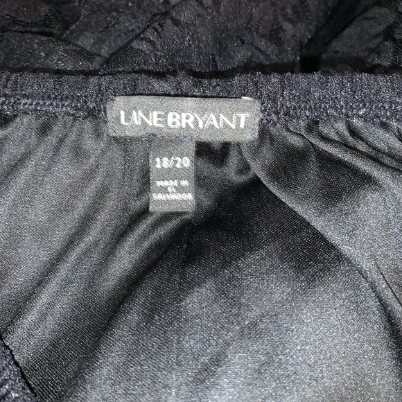 Lane Bryant 18/20 Black Lace Blouse - Picture 6 of 7